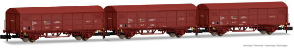 Arnold HN6527 -  2-unit pack JPD wagon, oxid red livery