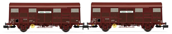 Arnold HN6572 - Aquitaine Express, 2-unit pack covered 2-axle wagons 
