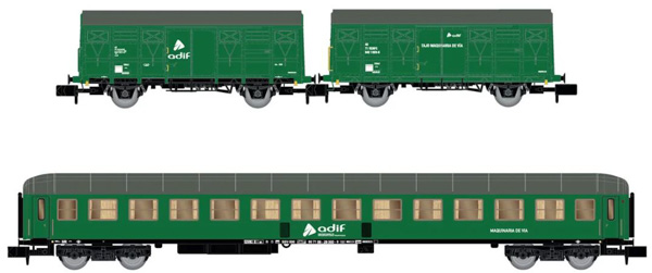 Arnold HN6576 - 3-unit pack, 2 x J2 wagon + SSV-500 coach