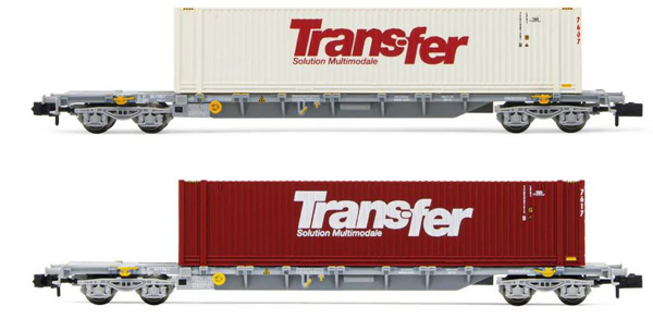 Arnold HN6584 - 2-unit pack 4-axle 60 container wagons Novatrans Sgss