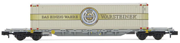 Arnold HN6587 - 4-axle containerwagon Sgnss (AAE), grey