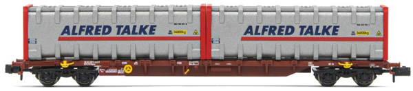 Arnold HN6590 - 4-axle containerwagon Sgnss, brown