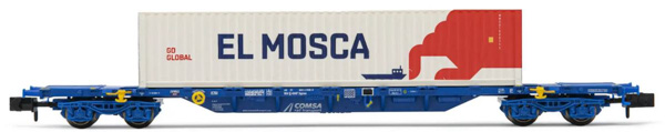 Arnold HN6594 - Container wagon, loaded with 45 El Mosca container