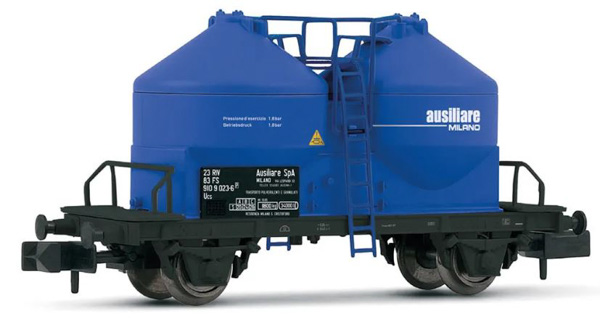 Arnold HN6597 - 2-axles silo wagon Ucs, Ausiliare, blue livery