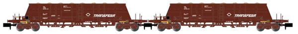 Arnold HN6617 - 2-unit pack 4-axle hopper wagons Faoos