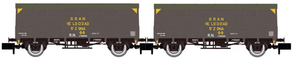 Arnold HN6660 - 2-axle covered wagon type J300.000, grey livery