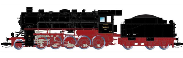 Arnold HN9048 - German Heavy steam locomotive BR 58 1578 with tender 3T20 of the DRG