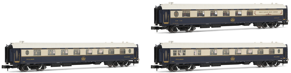 Arnold 4106 - Set x 3 coach units, CIWL Venice Simplon Orient