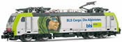 Electric locomotive class RE 486, adverts “Die Alpinisten / Gli Alpinisti” BLS Cargo