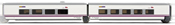 Set x 2 coach units (1 x cafeteria, 1 x restaurant),Talgo Hotel train, 