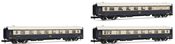 Set x 3 coach units, CIWL Venice Simplon Orient Express, (2 dining car & service coach)