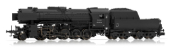 German Steam Locomotive class 42 of the DRB in blackgrey livery, 42 512