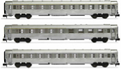 3-unit pack DEV Inox coaches, A9, A5 bar coach + B10