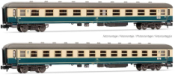 2-unit set 1st class & 2nd class, Am208 & Bm233, blue/beige livery
