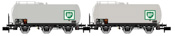 2-unit pack of 3-axle tank wagons, TOTAL