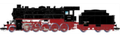 German Heavy steam locomotive BR 58 311 with tender 3T20 of the DR (Sound)