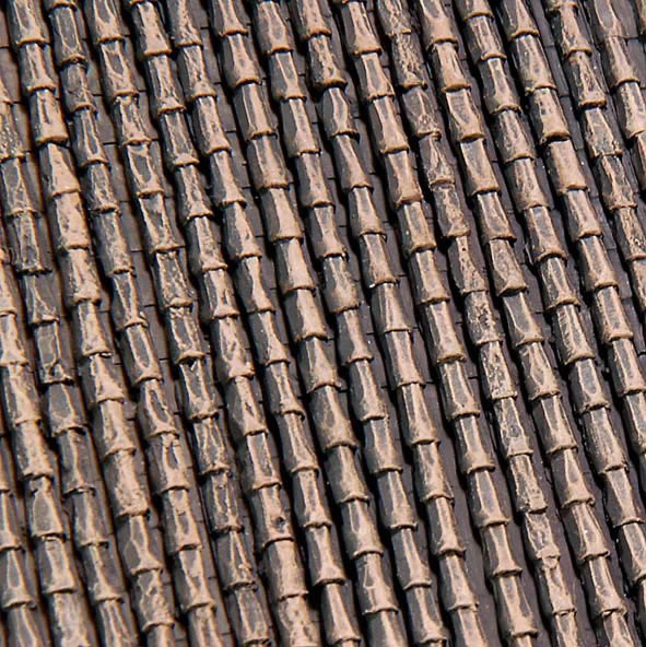 Artitec 10.203 - Romanesque roof tiles off-set