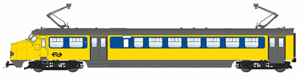 Artitec 20.405.01 - Dutch Electric Railcar HK4 790 IC, single arm pantograph, DC, LokPilot