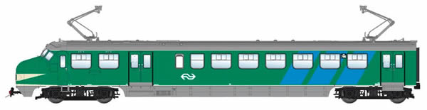 Artitec 21.402.03 - Dutch Electric Railcar HK4 786, green, AC, LokPilot