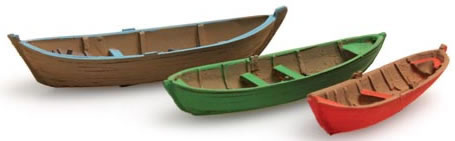 Artitec 316.04 - Old fashion Rowboats (3 pieces) 