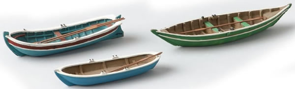 Artitec 387.08 - Old fashion Rowboats (3 pieces)   