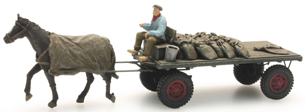 Artitec 387.276 - Coal cart with horse
