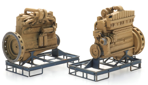 Artitec 387.510 - Industrial diesel engine on transport pallet (2x)