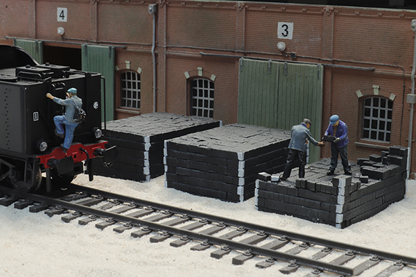Artitec 387.621 - Stack of briquettes depot