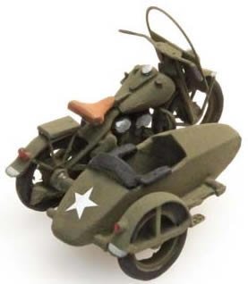 Artitec 387.80 - US Motorcycle + sidecar (Liberator)