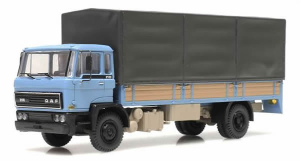 Artitec 487.052.01 - DAF tilt-cab B open bed truck with canvas blue