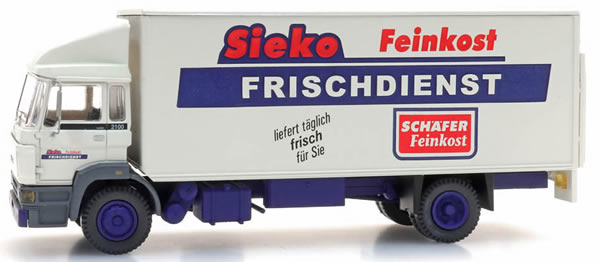 Artitec 487.053.04 - DAF tilt cab, box van Sieko Frischdienst