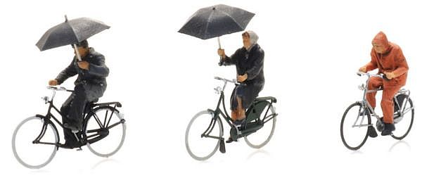 Artitec 5870016 - Cyclists in the rain (3x)