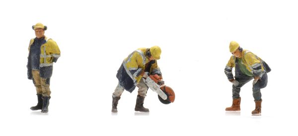 Artitec 5870039 - Trackworkers with circular saw post-1990 (3x)