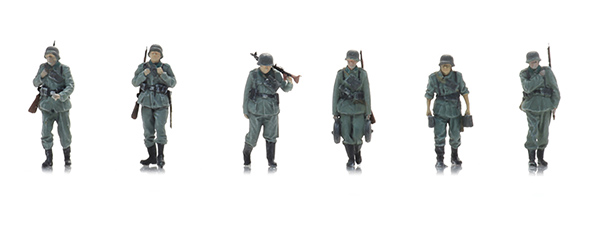 Artitec 5870062 - German WWII Infantry marching to frontline (6x)
