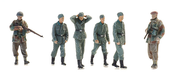 Artitec 5870065 - German WWII POWs + British Para guards (6x)