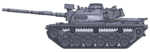 Artitec 6160050 - BRD M48 A2 G A2 yellow-olive paint scheme battle ready German Army