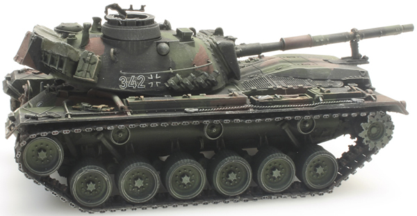 Artitec 6870079 - BRD M48 A2 G A2 Eisenbahntr. load  camouflage
