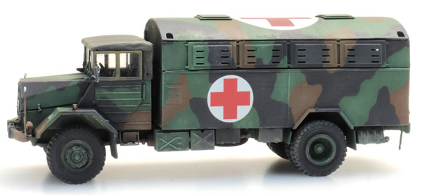 Artitec 6870419 - BRD MAN 630 L2 A Großraum-Krankenkraftwagen (KrKw GR)