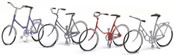 Bicycles set A (4 pcs)