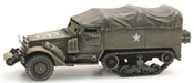 US M3A1 half-track personnel carrier train load