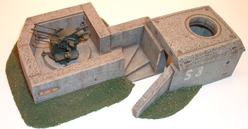 Artmaster 180007 - anti-aircraft position with protective bunker