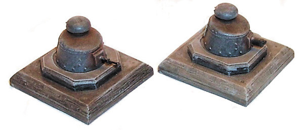 Artmaster 80081 - 2 small bunkers w/ tank turret