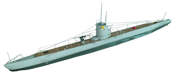 Artmaster 80250 - Submarine Class II B (portion above the waterline)