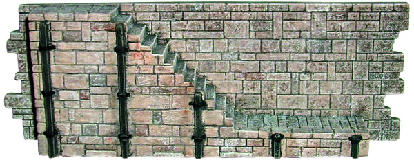 Artmaster 80369 - Sandstone seawall steps (1 piece plus flooring)
