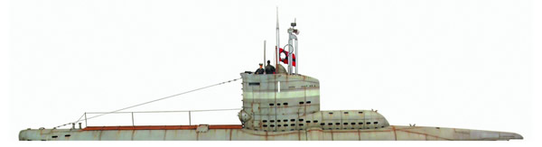 Artmaster 80424 - Class XXIII submarine (portion above the waterline)