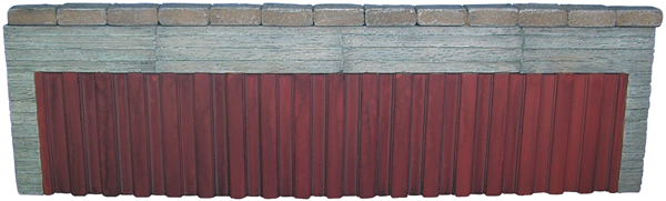 Artmaster 80475 - Pile wall, concrete, straight (2 per pack)