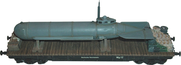 Artmaster 80550 - Klein U-Boot Molch Bahnverladen m.