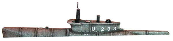 Artmaster 84004 - SEEHUND submarine ((portion above the waterline)
