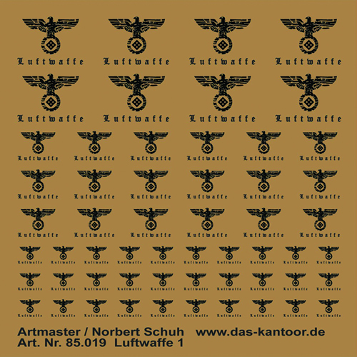 Artmaster 85019 - Air Force I (dry transfer) 