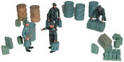 Set of figures, tank warehouse